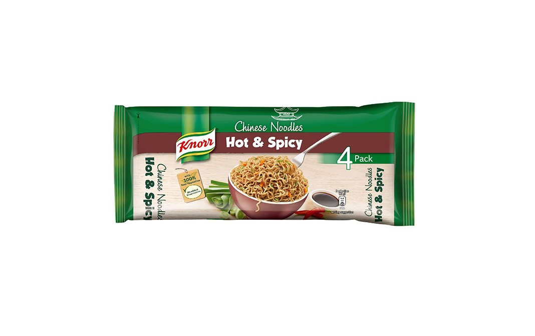 Knorr Chinese Noodles Hot and Hot & Spicy 4   Pack  68 grams